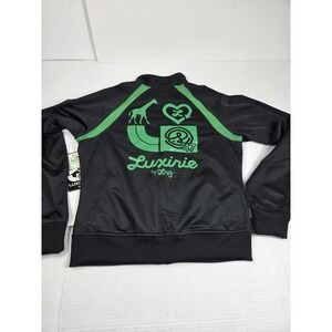 VTG Y2k Luxirie By Lrg Track Jacket Women Sz M Full Zip STREETWEAR
